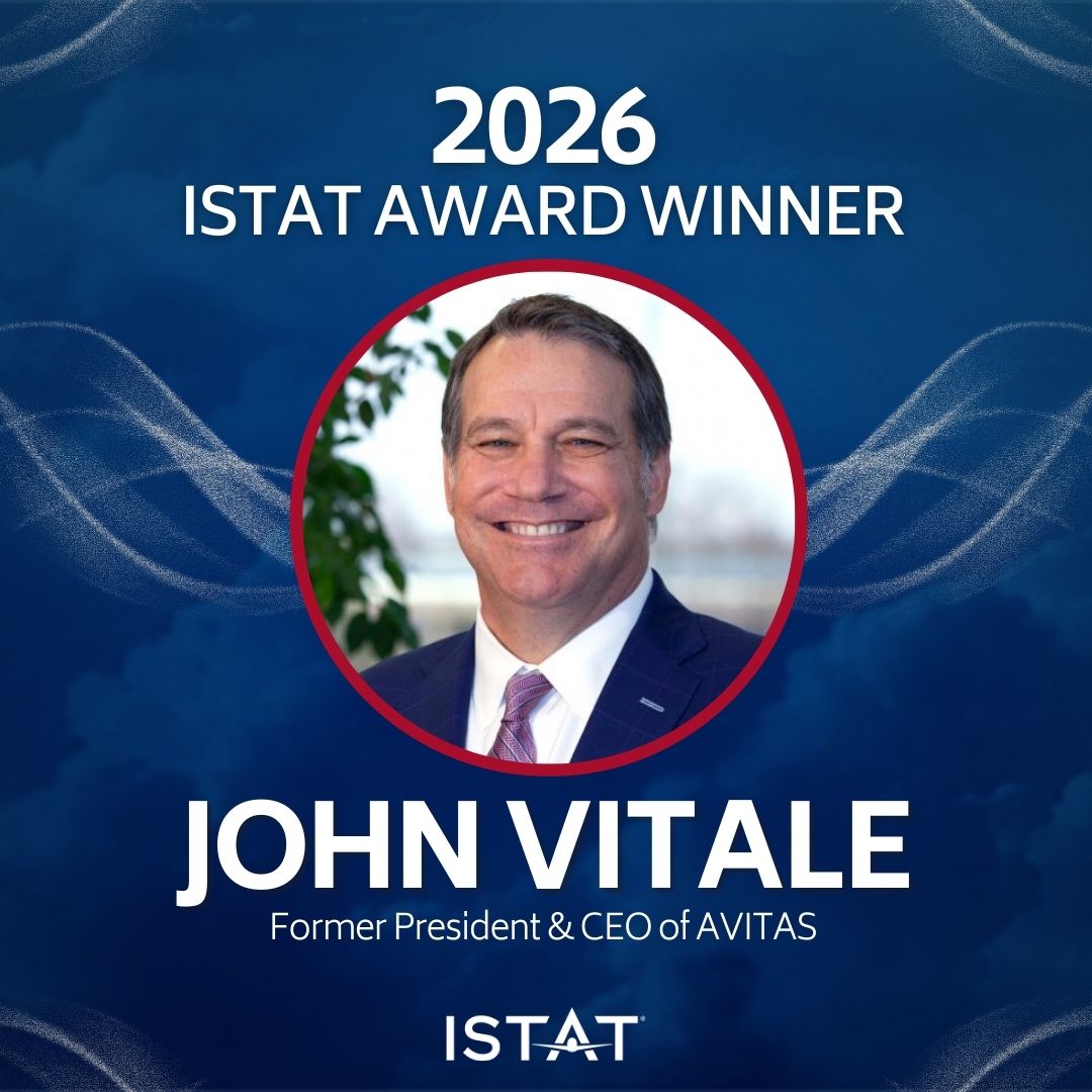 2026 ISTAT Award recipient, John Vitale.